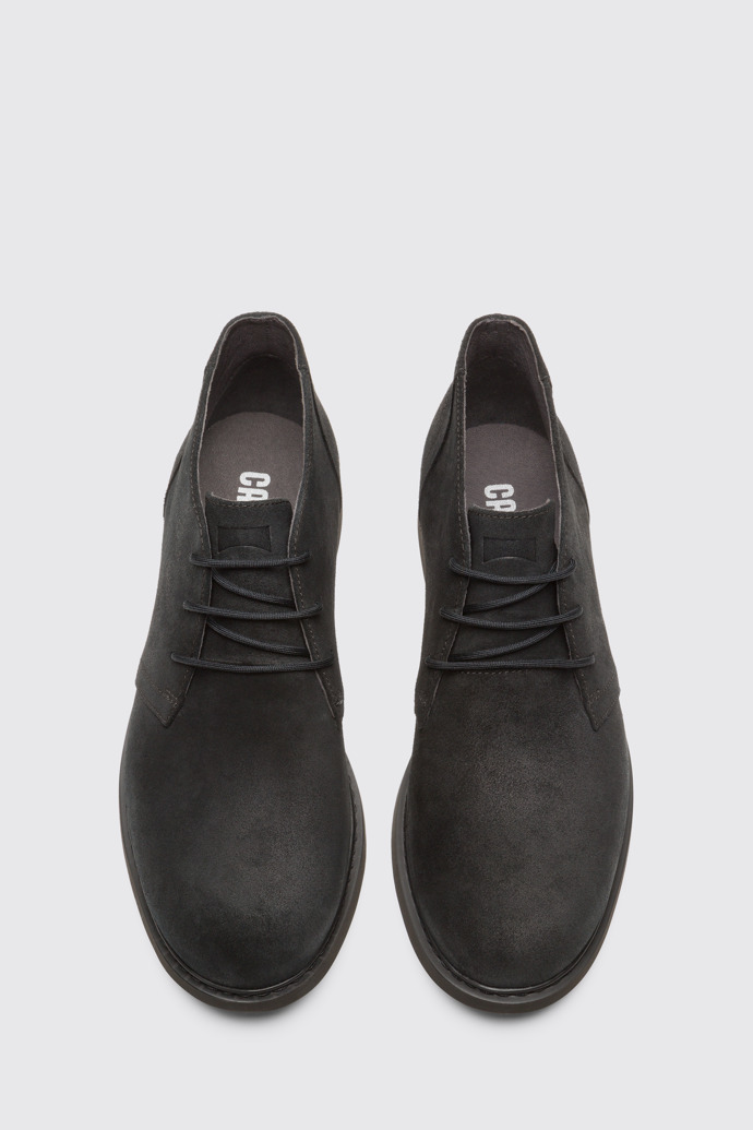 Overhead view of Neuman Black Formal Shoes for Men