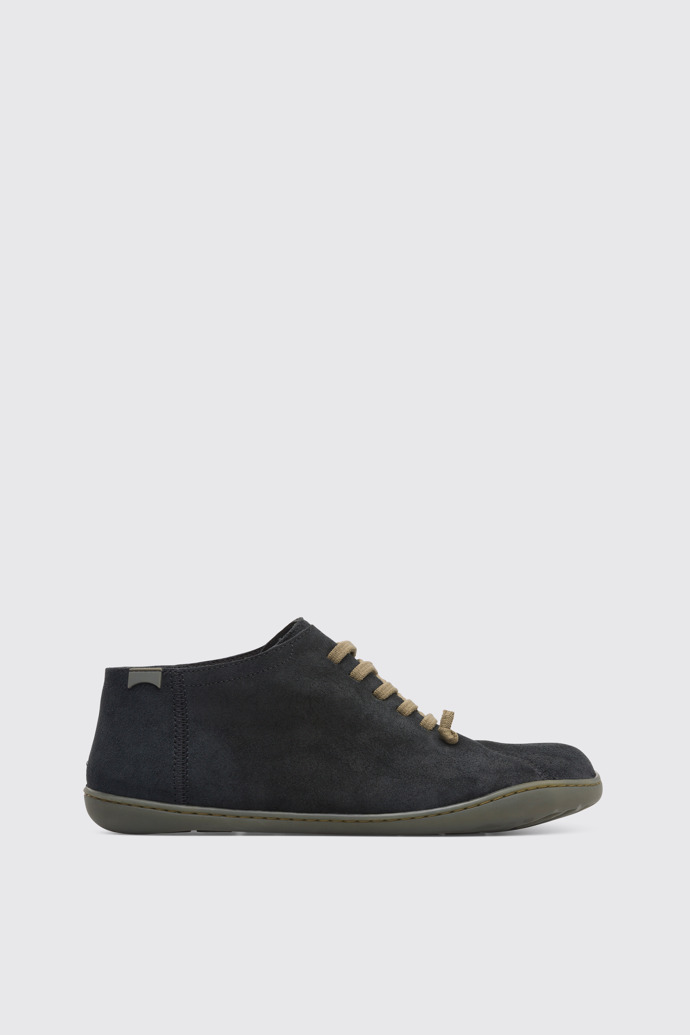 Side view of Peu Black Casual Shoes for Men