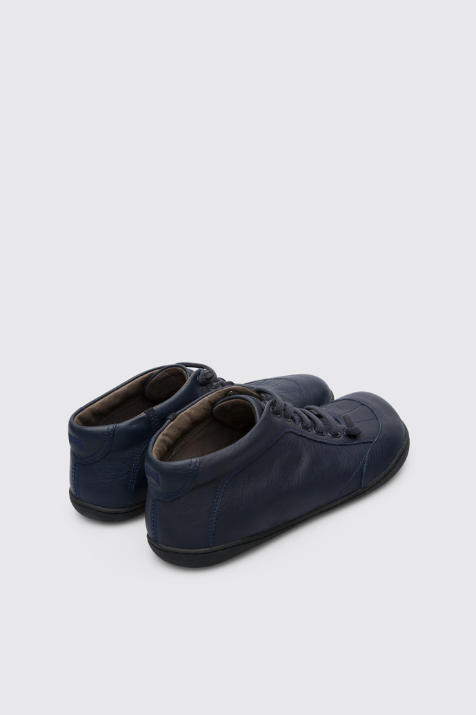 Peu Blauwe casual herensneaker