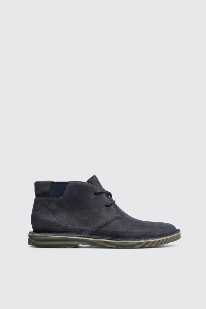 Side view of Morrys Blue boot for men