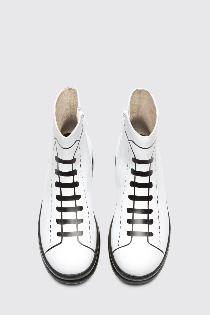 Overhead view of Twins White Sneakers for Men
