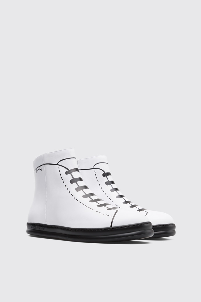 Image of Front view of Twins White Sneakers for Men