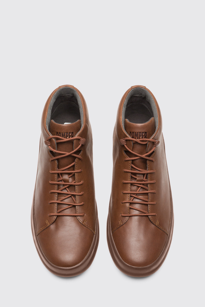 Overhead view of Chasis Brown Sneakers for Men