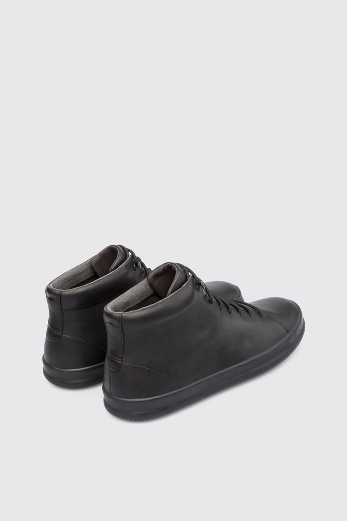 Back view of Chasis Black Sneakers for Men