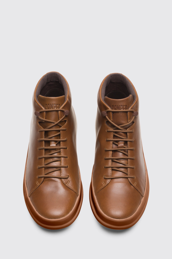 Overhead view of Chasis Brown Sneakers for Men