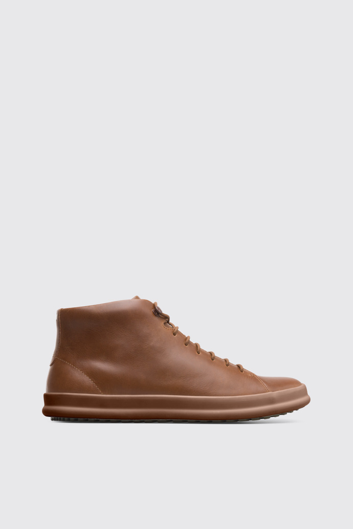 Side view of Chasis Brown Sneakers for Men