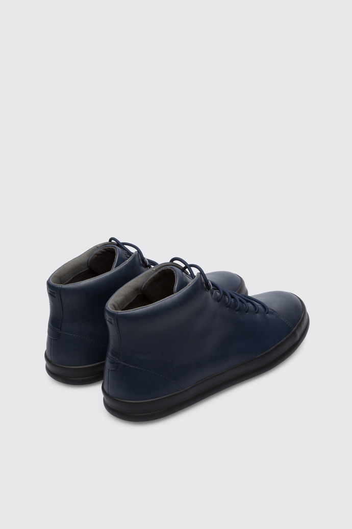Back view of Chasis Casual blue ankle boot for men