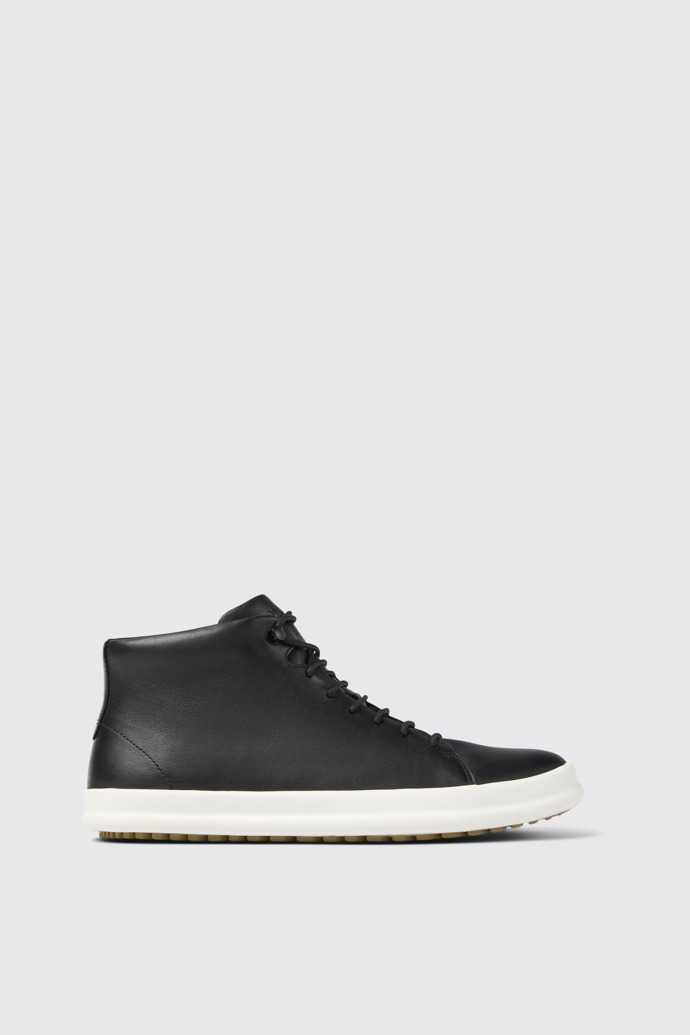 Side view of Chasis Black ankle boot for men