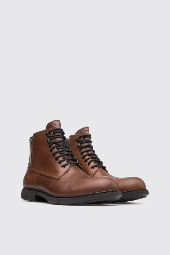 Front view of Neuman Brown Formal Shoes for Men