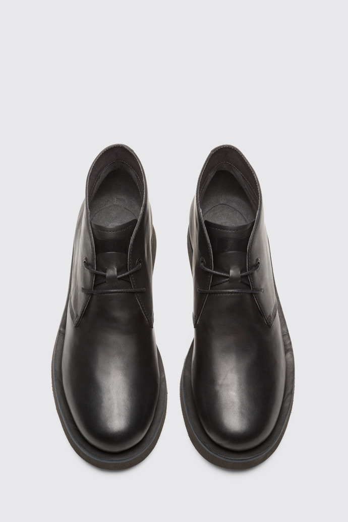 Overhead view of Tyre Black Formal Shoes for Men