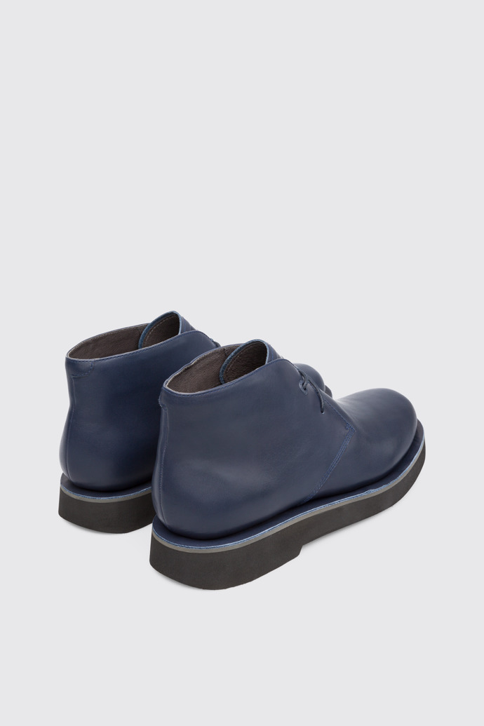 Back view of Tyre Blue Formal Shoes for Men