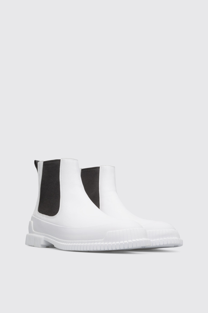 Front view of Pix White Formal Shoes for Men