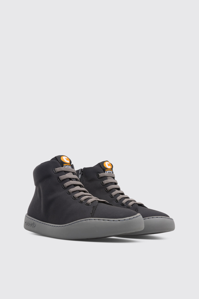 Front view of Peu Touring Black Sneakers for Men