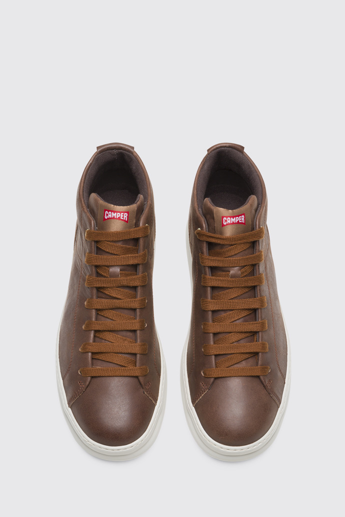 Overhead view of Runner Brown Sneakers for Men