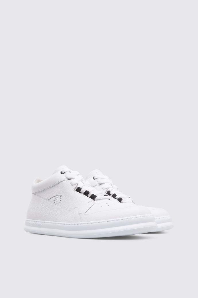 Front view of Runner White Sneakers for Men