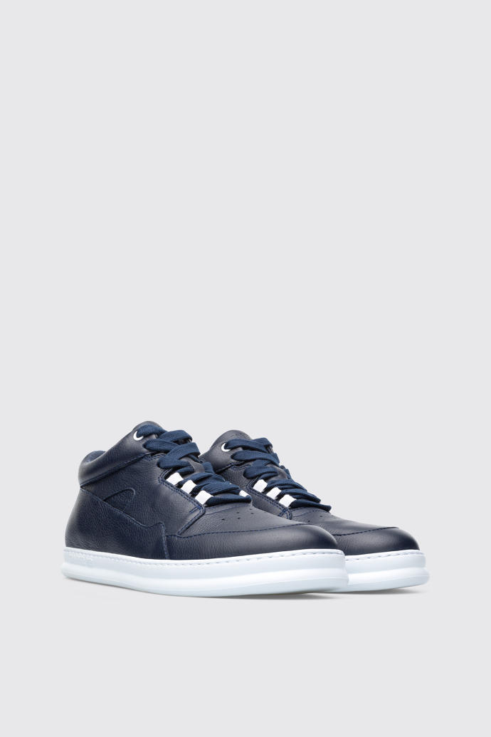 Front view of Runner Blue Sneakers for Men