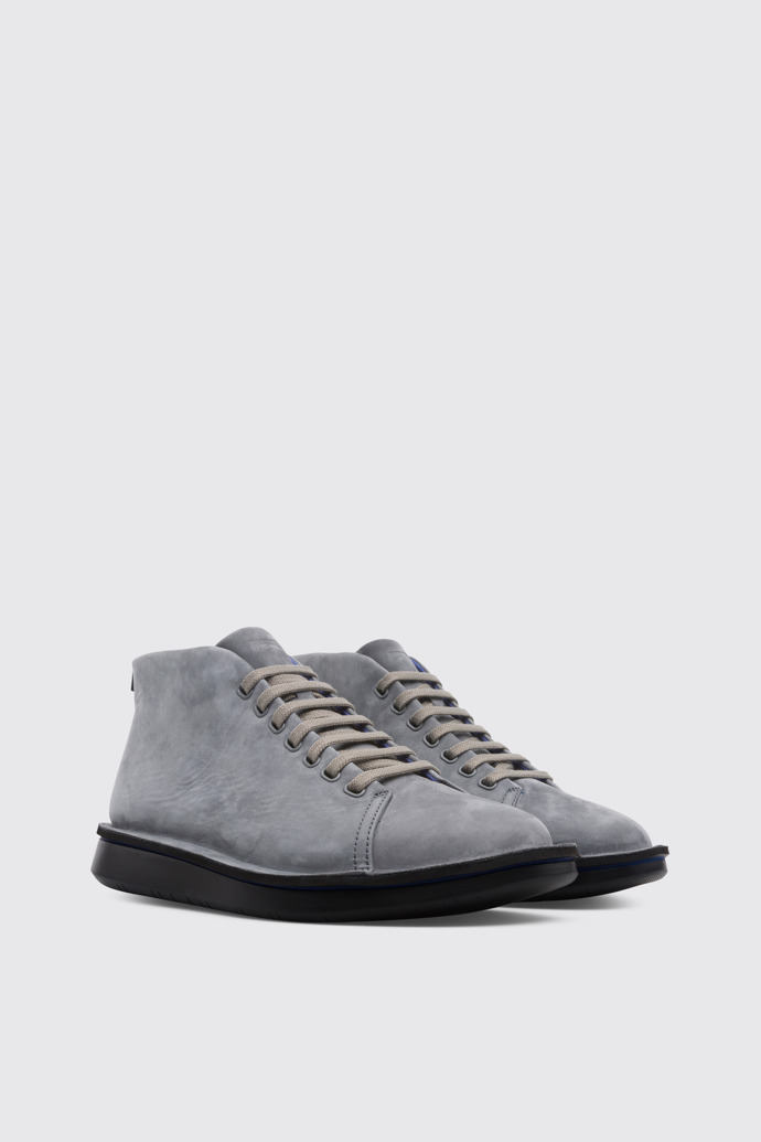Front view of Formiga Grey Ankle Boots for Men