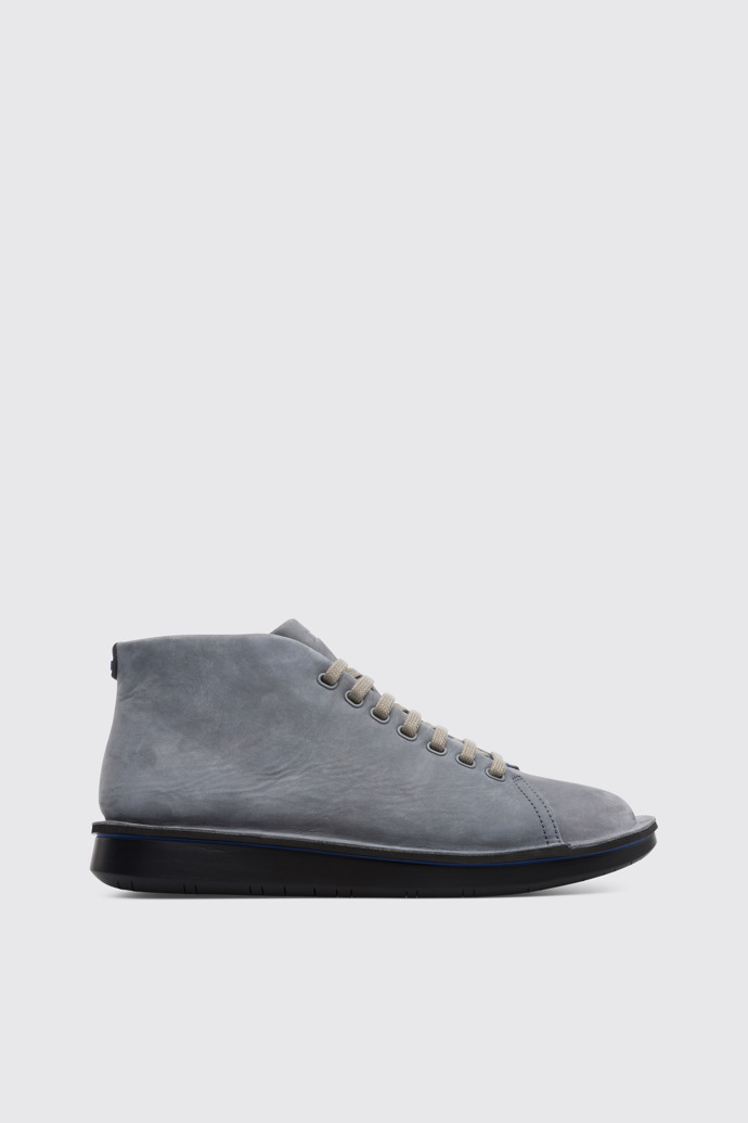 Image of Side view of Formiga Grey Ankle Boots for Men