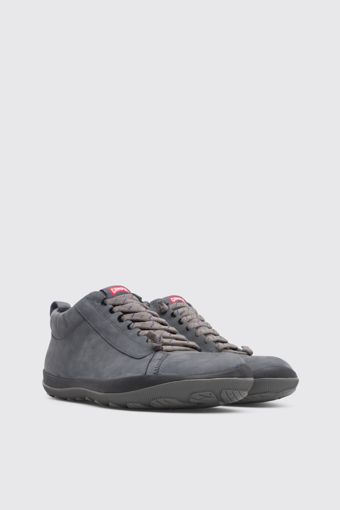 Front view of Peu Pista Grey Casual Shoes for Men