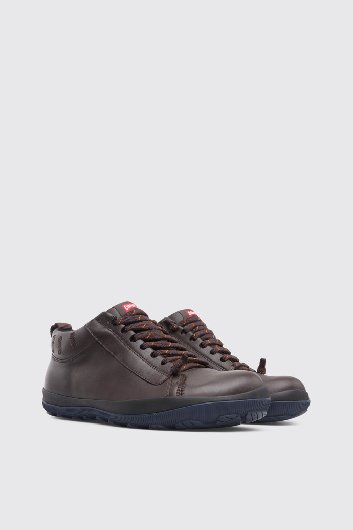 Front view of Peu Pista Brown Casual Shoes for Men