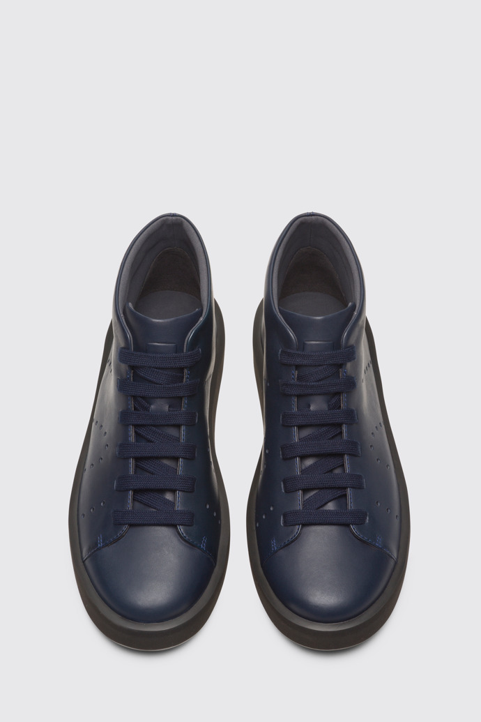 Overhead view of Courb Blue Sneakers for Men