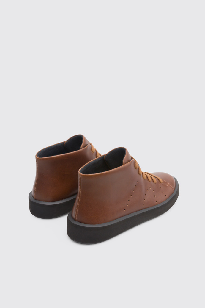 Back view of Courb Brown Sneakers for Men