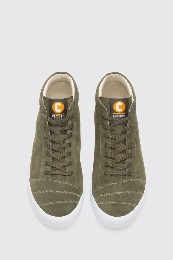 Overhead view of Imar Green Sneakers for Men