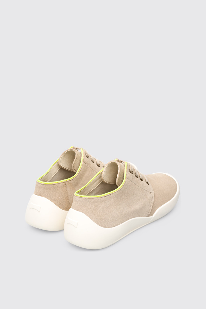 Back view of Sako Beige Casual Shoes for Men