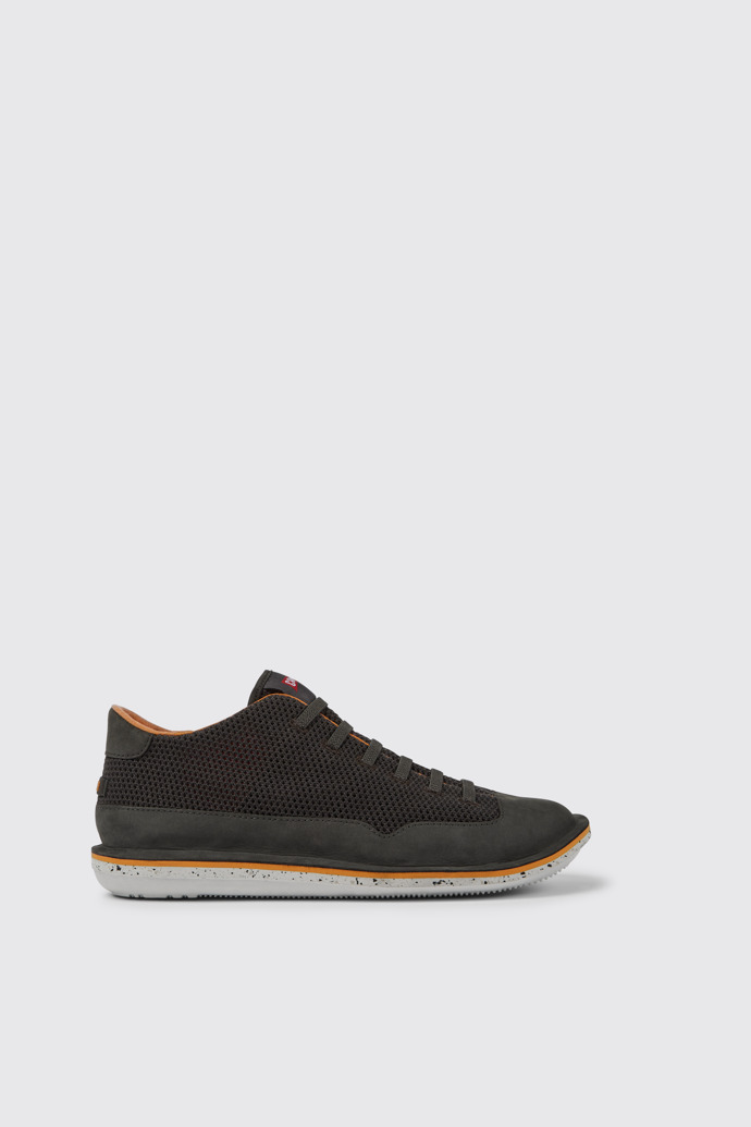 Side view of Beetle Grey sneakers for men