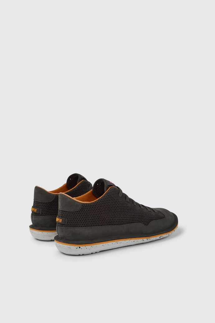 Back view of Beetle Grey sneakers for men