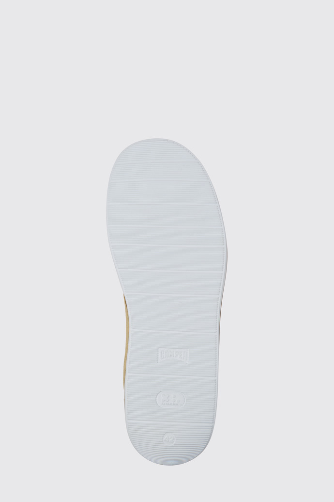 The sole of Wagon Beige nubuck men's shoes