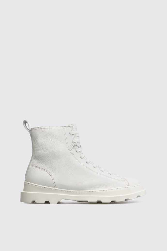 BRUTUS White Ankle Boots for Men - Spring/Summer collection - Camper USA