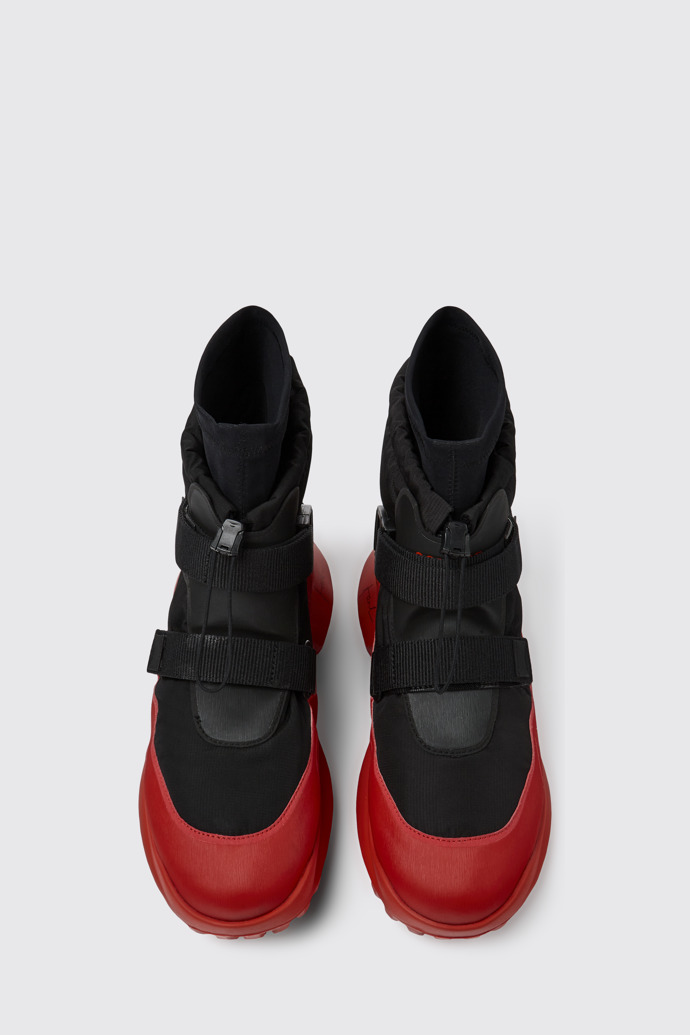 Camper x SailGP Czarno-czerwone buty do żeglowania dla mężczyzn