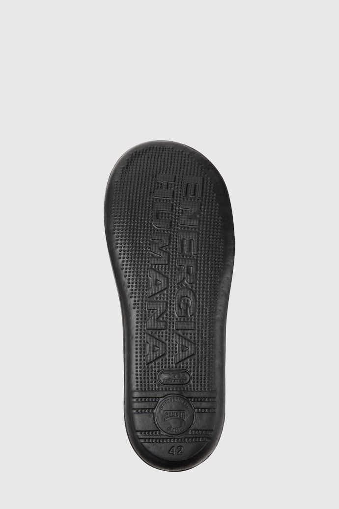 The sole of Beetle Green Textile and Nubuck Ankle Boots for Men.
