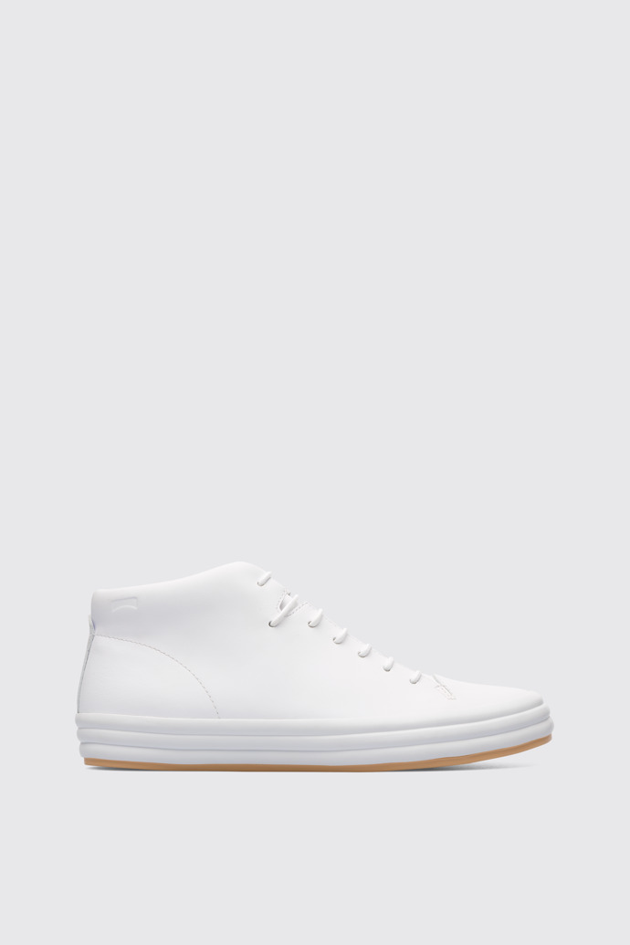 Side view of Hoops White Sneakers for Women