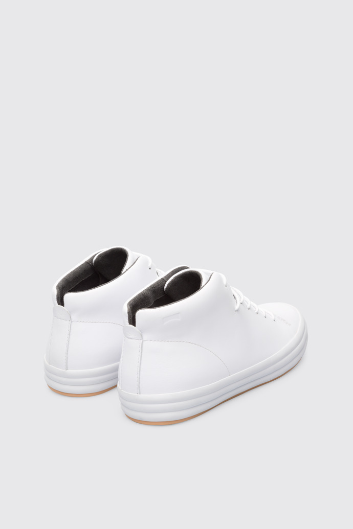 Back view of Hoops White Sneakers for Women