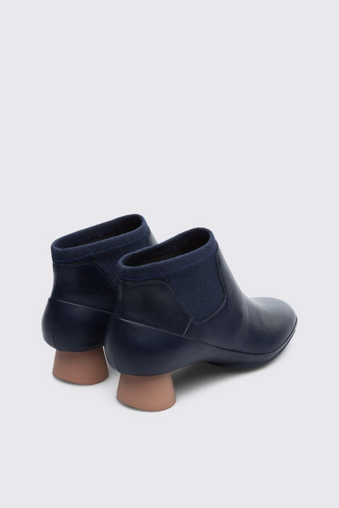 Back view of Alright Blue Ankle Boots for Women