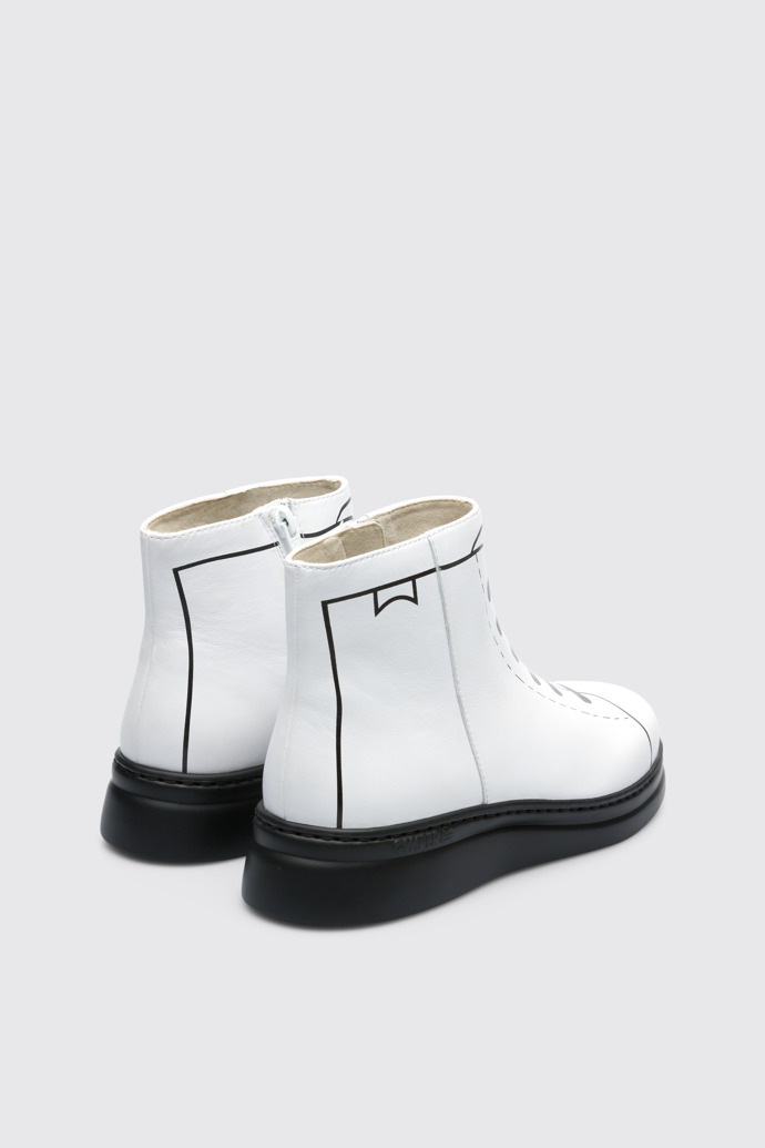 Back view of Twins White Sneakers for Women