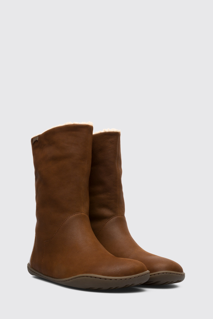 Front view of Peu Brown Boots for Women