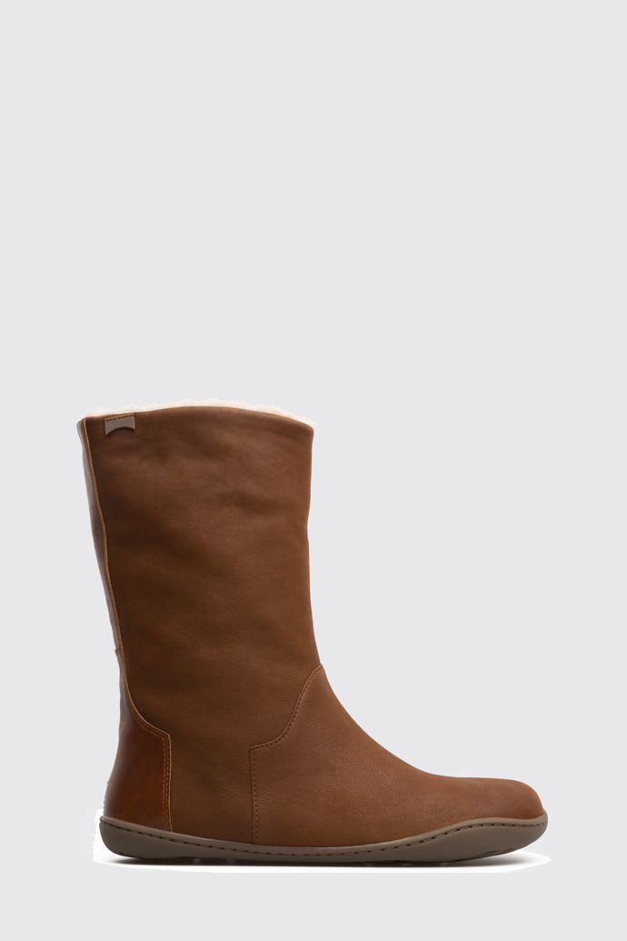 Side view of Peu Brown Boots for Women