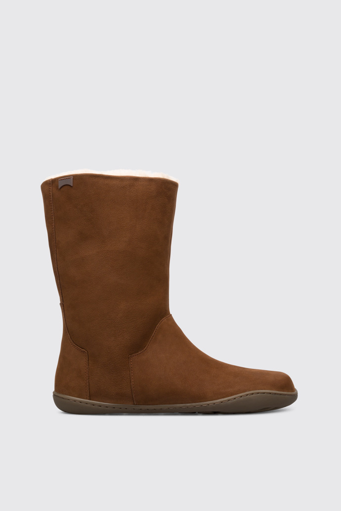 Side view of Peu Brown Boots for Women