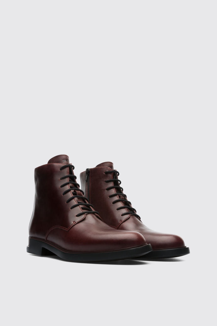 Iman Burgundy Ankle Boots for Women - Fall/Winter collection - Camper ...