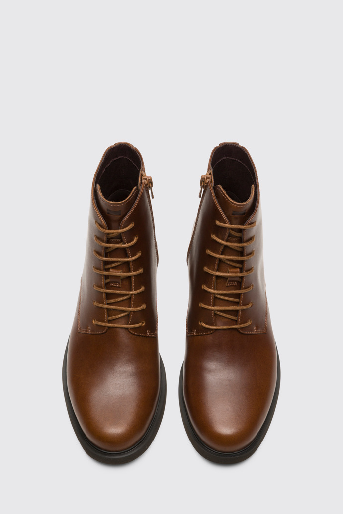 Overhead view of Iman Brown Boots for Women