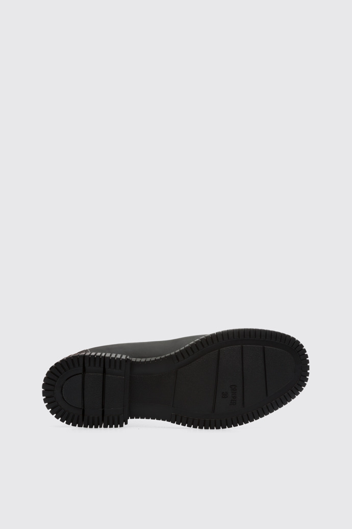 The sole of Pix Black Formal Shoes for Women