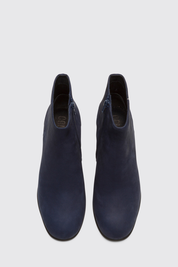 Overhead view of Katie Blue Ankle Boots for Women
