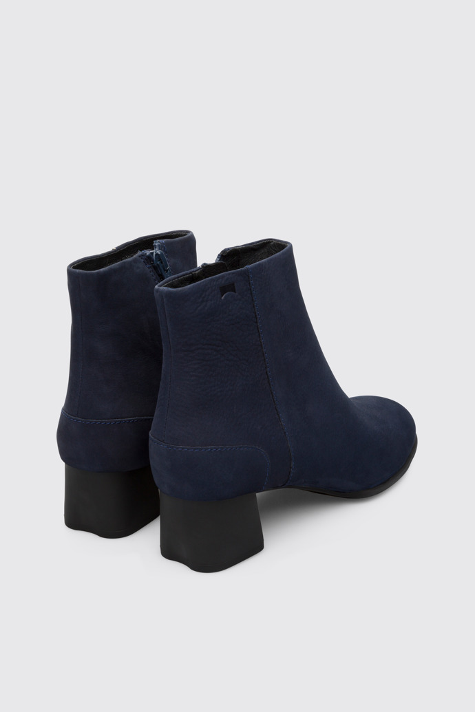 Back view of Katie Blue Ankle Boots for Women