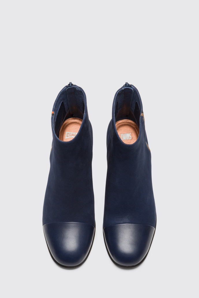 Overhead view of Twins Blue Formal Shoes for Women