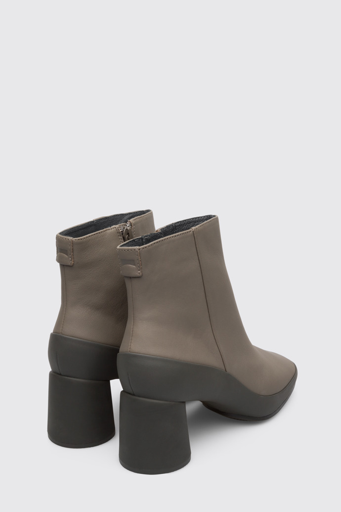 Back view of Upright Women's green ankle boot