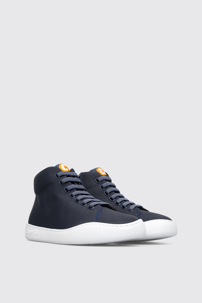 Front view of Peu Touring Blue Sneakers for Women