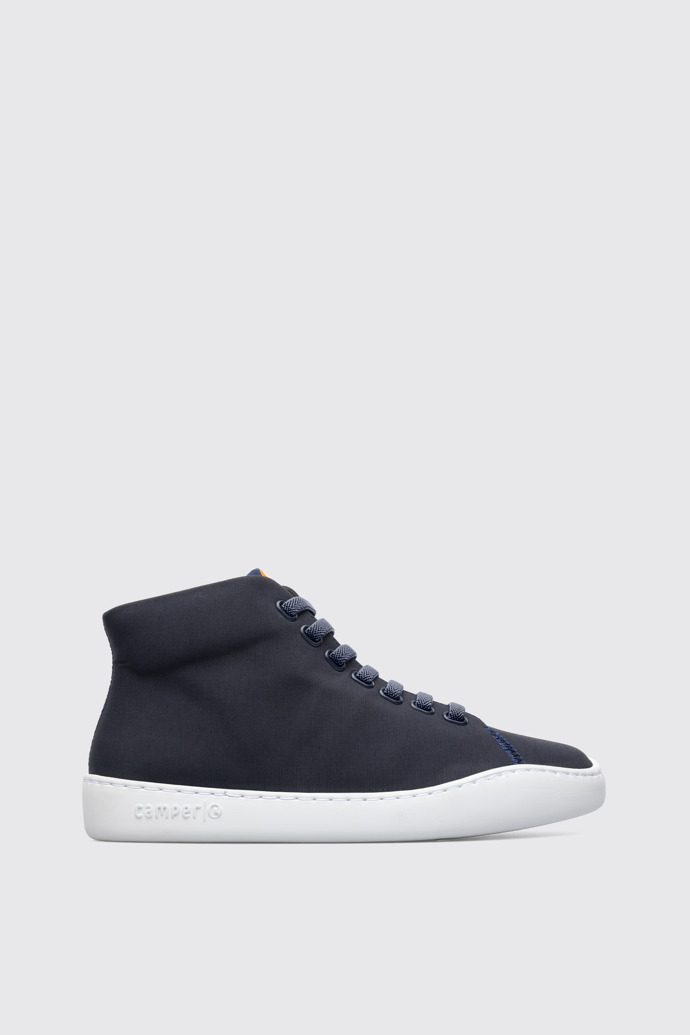 Side view of Peu Touring Blue Sneakers for Women